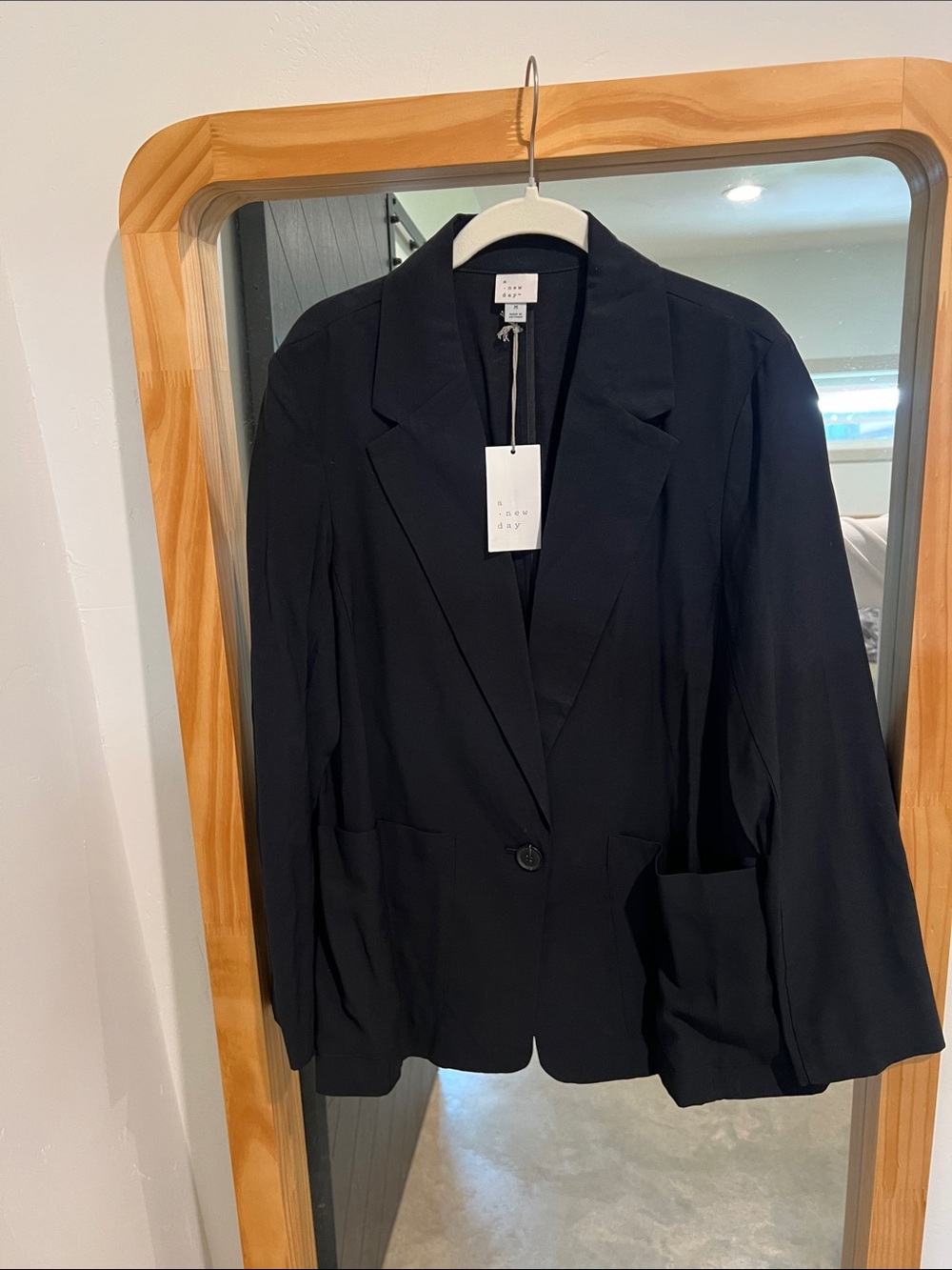 a new day Black Single-Button Tailored Blazer